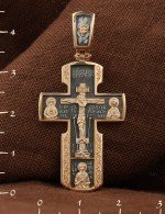 Крест из золота 585 пробы