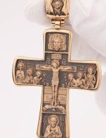 Крест из золота 585 пробы