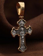 Крест из золота 585 пробы