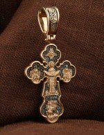Крест из золота 585 пробы