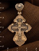 Крест из золота 585 пробы