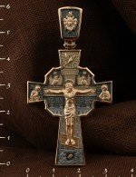 Крест из золота 585 пробы