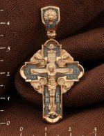 Крест из золота 585 пробы