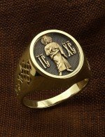 Кольцо из лимонного золота 585 пробы