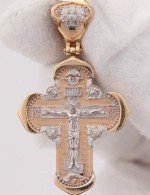 Крест из золота 585 пробы