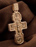 Крест из золота 585 пробы