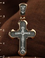 Крест из золота 585 пробы