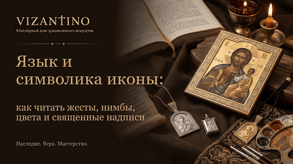 Язык и символика иконы: как читать жесты, нимбы, цвета и священные надписи