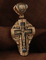 Крест из золота 585 пробы