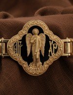 Браслет с золотом 585 пробы и ониксом