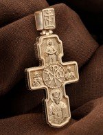 Крест из золота 585 пробы