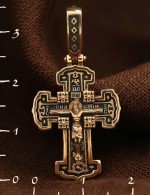Крест из золота 585 пробы