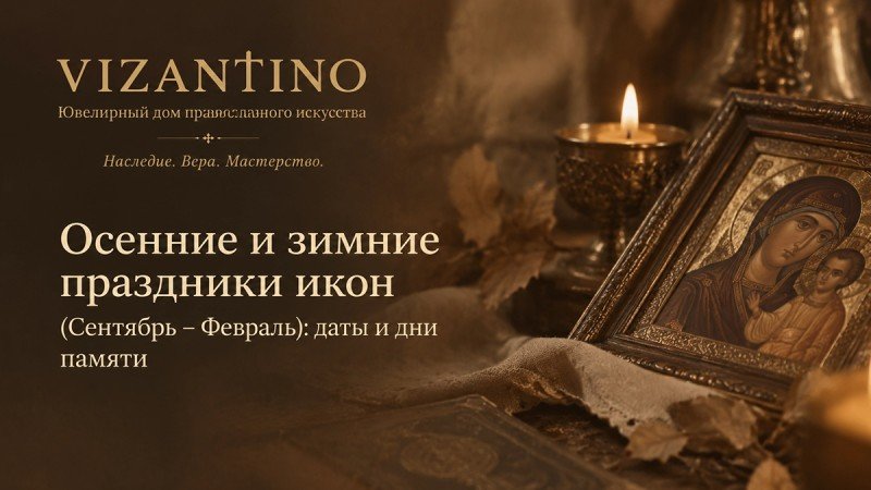 Осенние и зимние праздники икон (Сентябрь – Февраль): даты и дни памяти
