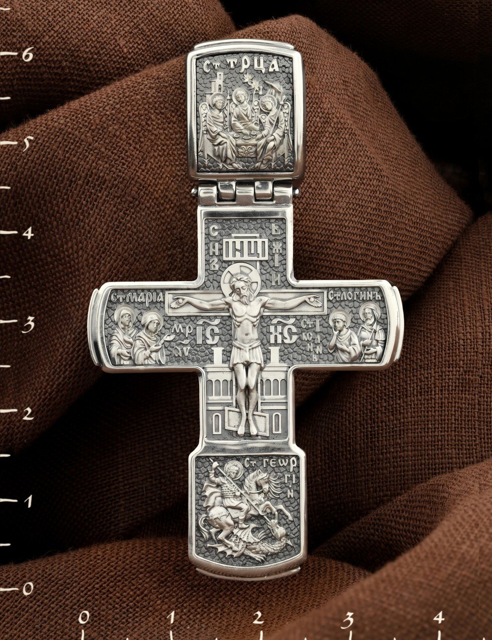 Крест из серебра 925 пробы