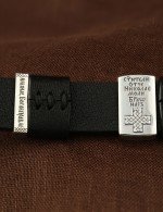 Браслет кожаный с золотом 585 пробы