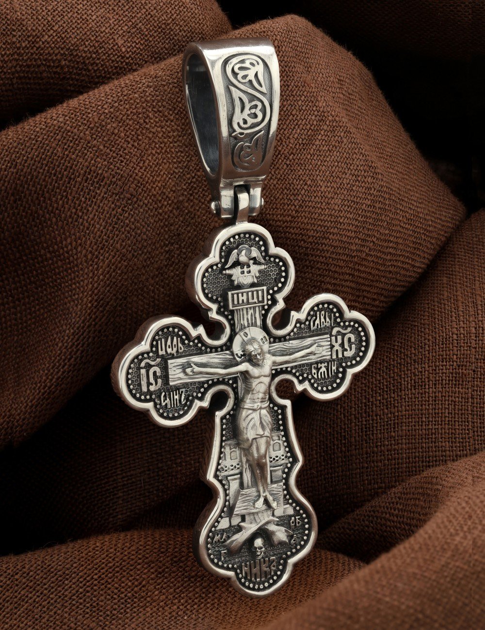Крест из серебра 925 пробы