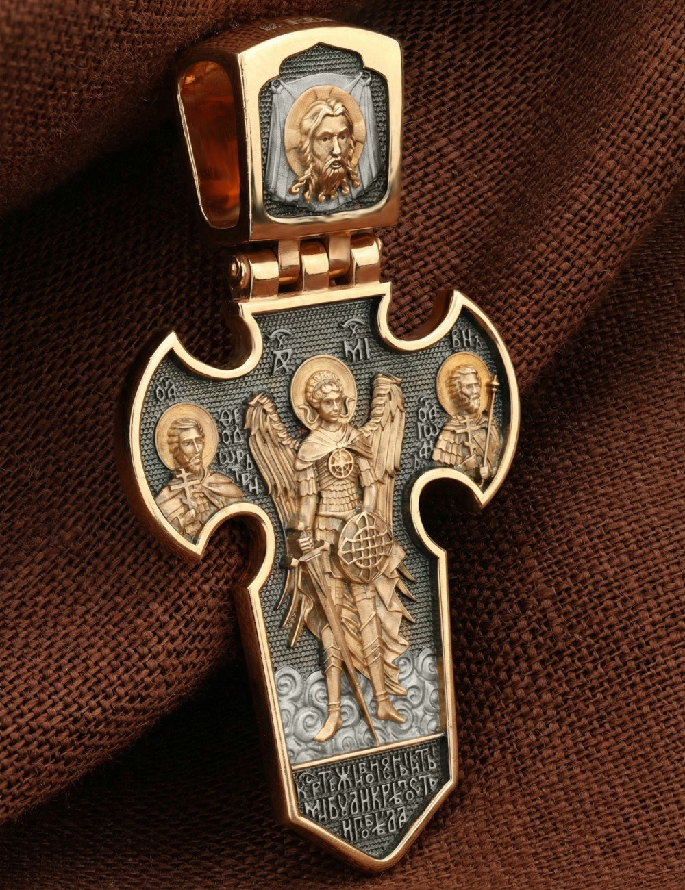 Крест из золота 585 пробы