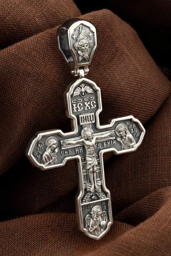 Крест из серебра 925 пробы