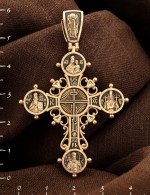 Крест из золота 585 пробы