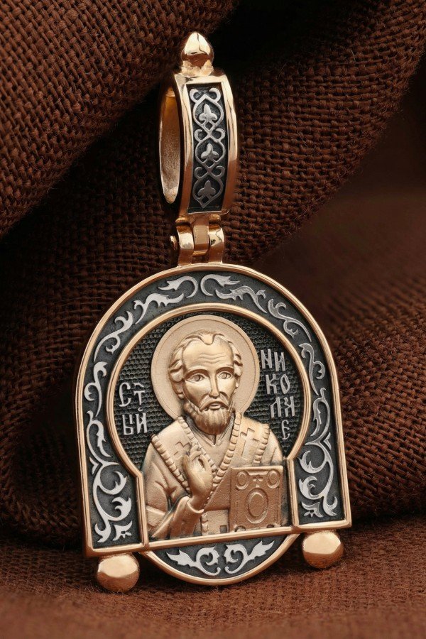 Образок из золота 585 пробы
