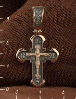 Крест из золота 585 пробы