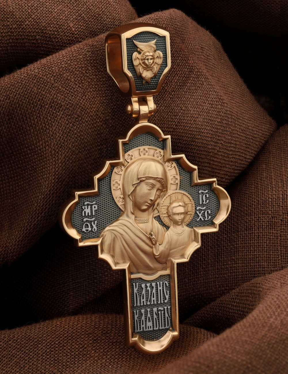 Крест из золота 585 пробы
