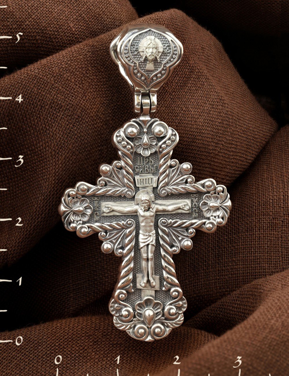 Крест из серебра 925 пробы
