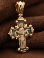 Крест из золота 585 пробы