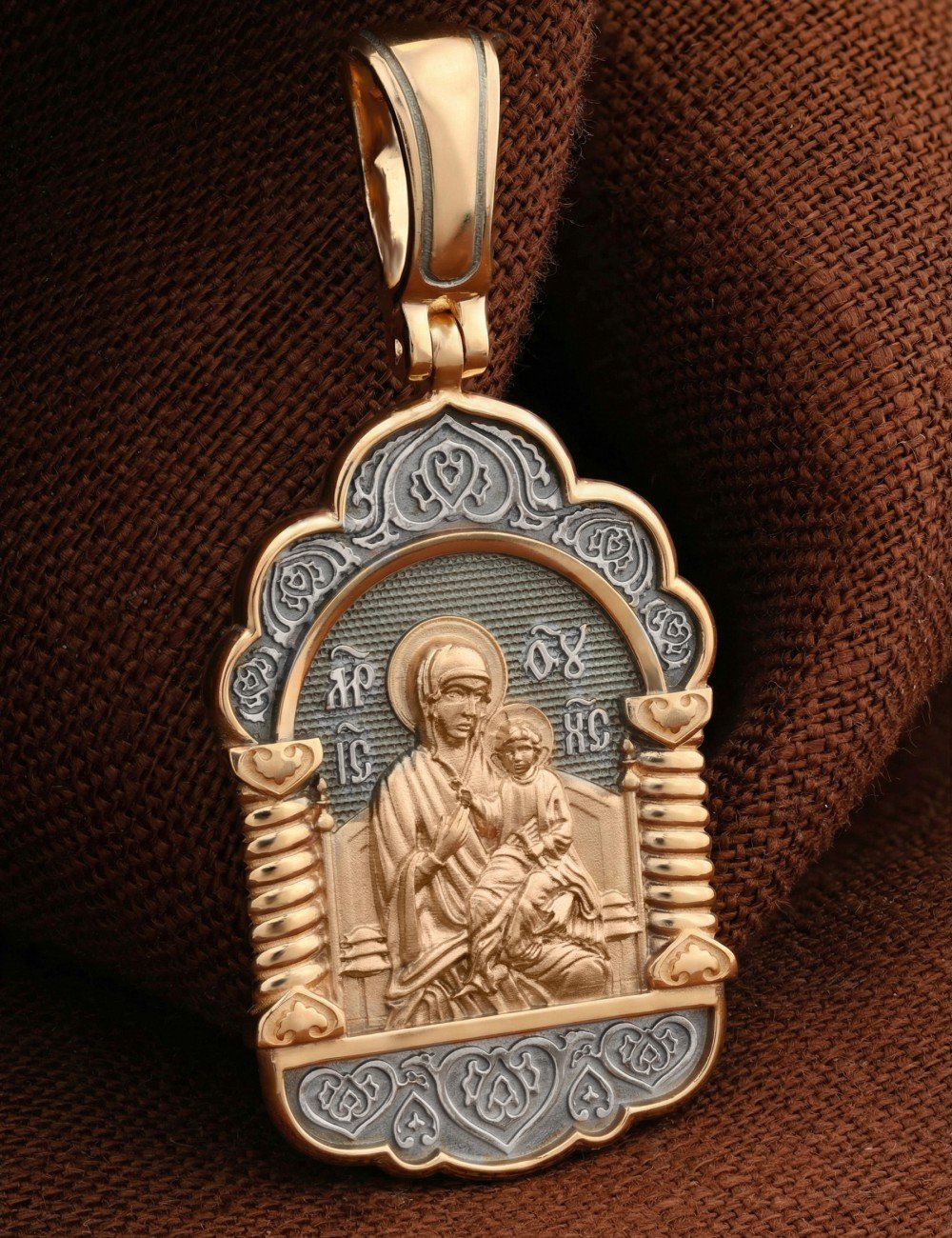 Образок из золота 585 пробы