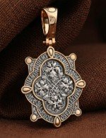 Образок из золота 585 пробы