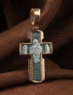 Крест из золота 585 пробы