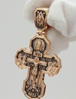 Крест из золота 585 пробы