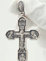 Крест из серебра 925 пробы