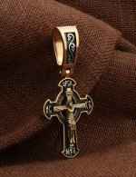 Крест из золота 585 пробы