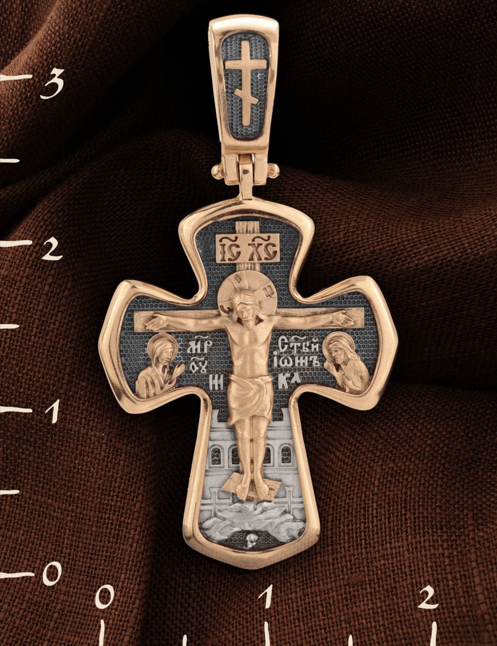 Крест из золота 585 пробы
