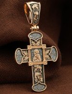 Крест из золота 585 пробы