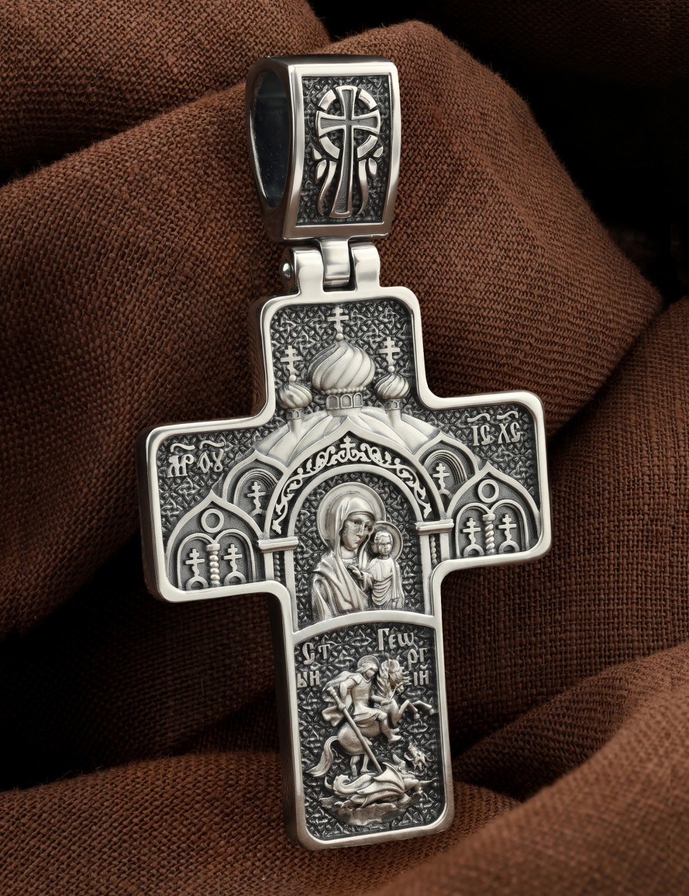 Крест из серебра 925 пробы