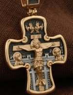 Крест из золота 585 пробы