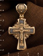 Крест из золота 585 пробы