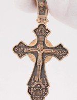 Крест из золота 585 пробы
