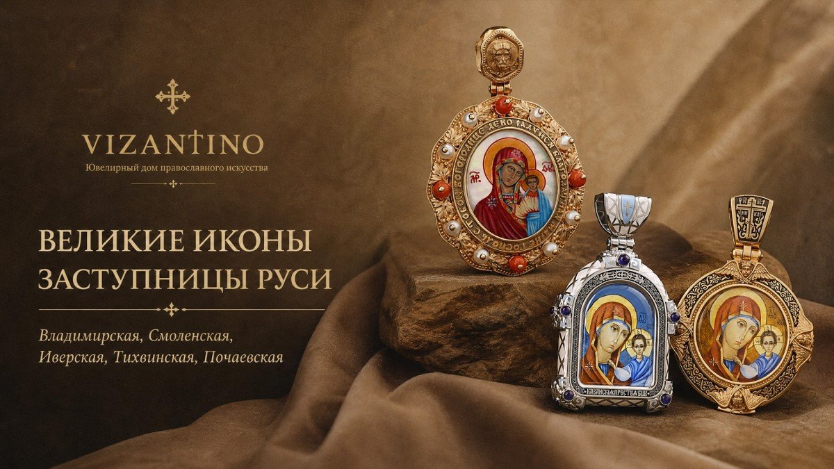 Великие иконы заступницы Руси: Владимирская, Смоленская, Иверская, Тихвинская, Почаевская