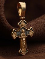 Крест из золота 585 пробы