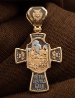 Крест из золота 585 пробы