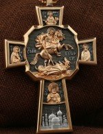 Крест из золота 585 пробы