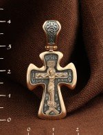 Крест из золота 585 пробы