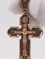Крест из золота 585 пробы