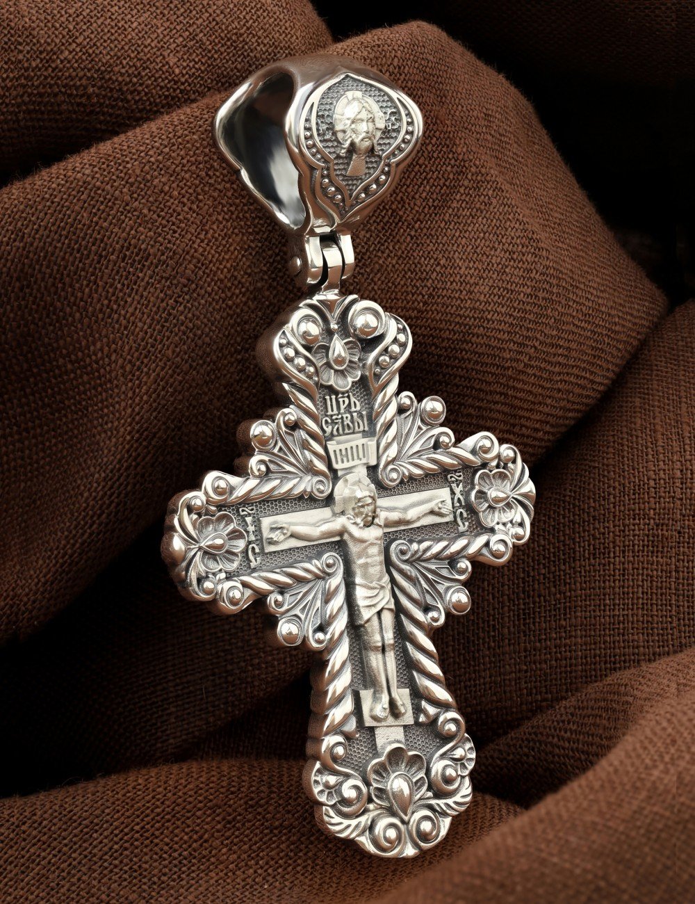 Крест из серебра 925 пробы