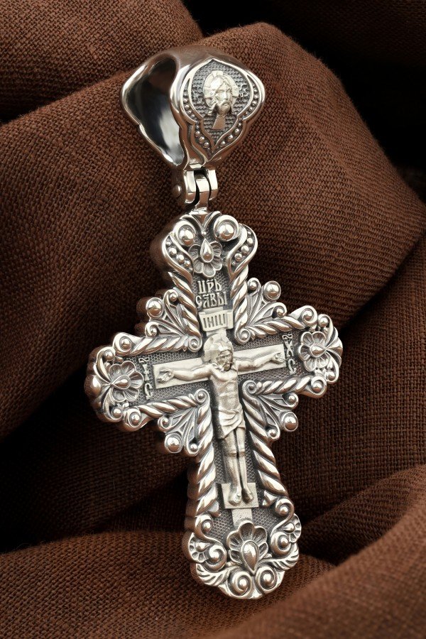 Крест из серебра 925 пробы