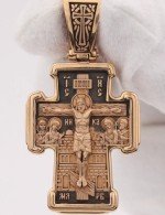 Крест из золота 585 пробы