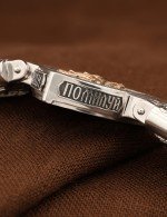 Браслет кожаный с золотом 585 пробы и ониксом